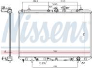 646927 NIS - Chłodnica wody NISSENS TOYOTA