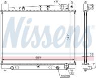 64798 NIS - Chłodnica wody NISSENS TOYOTA