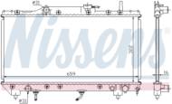 64806 NIS - Chłodnica wody NISSENS TOYOTA