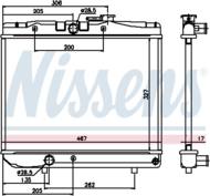 64880 NIS - Chłodnica wody NISSENS TOYOTA