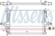 65557A NIS - Chłodnica wody NISSENS VOLVO