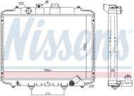 67015 NIS - Chłodnica wody NISSENS HYUNDAI