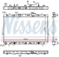 67025 NIS - Chłodnica wody NISSENS HYUNDAI