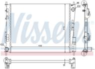 67286 NIS - Chłodnica wody NISSENS RENAULT