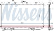 67345A NIS - Chłodnica wody NISSENS NISSAN