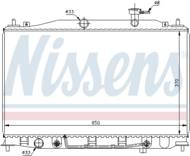 67503 NIS - Chłodnica wody NISSENS DODGE