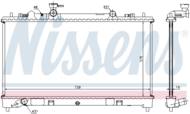 68509 NIS - Chłodnica wody NISSENS MAZDA 5MM
