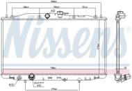 68604 NIS - Chłodnica wody NISSENS HONDA