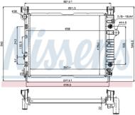 69451 NIS - Chłodnica wody NISSENS DODGE