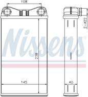 70227 NIS - Nagrzewnica NISSENS VAG