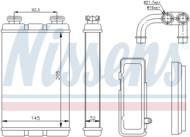 70520 NIS - Nagrzewnica NISSENS BMW