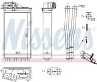 71161 NIS - Nagrzewnica NISSENS PSA