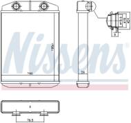 71458 NIS - Nagrzewnica NISSENS FIAT