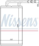 71740 NIS - Nagrzewnica NISSENS FORD