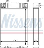 72028 NIS - Nagrzewnica NISSENS DB