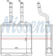 72634 NIS - Nagrzewnica NISSENS OPEL