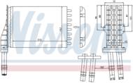 73258 NIS - Nagrzewnica NISSENS RENAULT