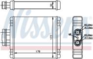 73654 NIS - Nagrzewnica NISSENS VAG