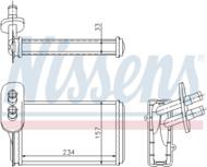 73962 NIS - Nagrzewnica NISSENS VAG