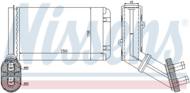 73972 NIS - Nagrzewnica NISSENS FORD