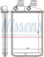 73989 NIS - Nagrzewnica NISSENS /bez rurek/ PSA JUMPER/BOXER 06-/FIAT DUCATO 06-