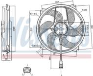 85561 NIS - Wentylator chłodnicy NISSENS PSA