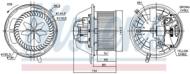 87062 NIS - Wentylator wnętrza NISSENS BMW