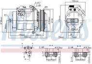 890049 NIS - Kompresor klimatyzacji NISSENS DB
