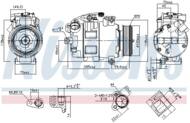 890068 NIS - Kompresor klimatyzacji NISSENS VAG 