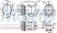 890081 NIS - Kompresor klimatyzacji NISSENS FORD 