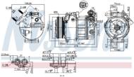890125 NIS - Kompresor klimatyzacji NISSENS FIAT 