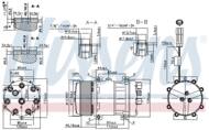 890311 NIS - Kompresor klimatyzacji NISSENS 