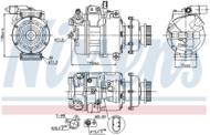 89036 NIS - Kompresor klimatyzacji NISSENS VAG