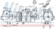 89043 NIS - Kompresor klimatyzacji NISSENS BMW