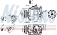 89052 NIS - Kompresor klimatyzacji NISSENS VAG