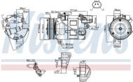 89086 NIS - Kompresor klimatyzacji NISSENS BMW