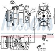 89090 NIS - Kompresor klimatyzacji NISSENS DB