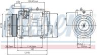 89132 NIS - Kompresor klimatyzacji NISSENS DB