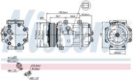 89136 NIS - Kompresor klimatyzacji NISSENS PSA