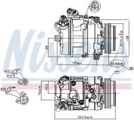 89199 NIS - Kompresor klimatyzacji NISSENS BMW