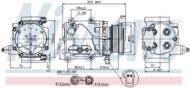 89228 NIS - Kompresor klimatyzacji NISSENS FORD