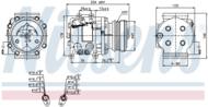 89229 NIS - Kompresor klimatyzacji NISSENS MAZDA