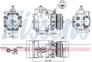 89248 NIS - Kompresor klimatyzacji NISSENS FORD