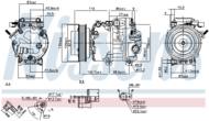 89295 NIS - Kompresor klimatyzacji NISSENS HYUNDAI