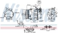 89336 NIS - Kompresor klimatyzacji NISSENS FORD