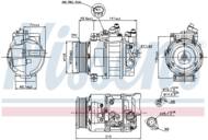 89520 NIS - Kompresor klimatyzacji NISSENS DB