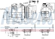 89606 NIS - Kompresor klimatyzacji NISSENS DB