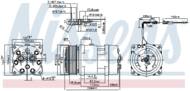 899930 NIS - Kompresor klimatyzacji NISSENS/uniwersalny/