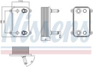90735 NIS - Chłodnica oleju NISSENS PORSCHE