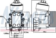 91158 NIS - Podstawa filtra oleju NISSENS VAG Q3/AMAROK/JETTA/TIGUAN/RAPID/YETI